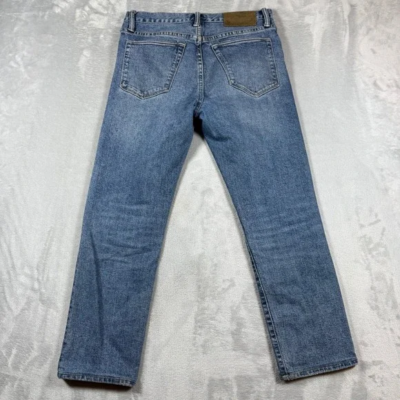 Todd Snyder Jeans Mens 28x32 (28x25) Blue Denim Straight Stretch 5 Pocket NYC
